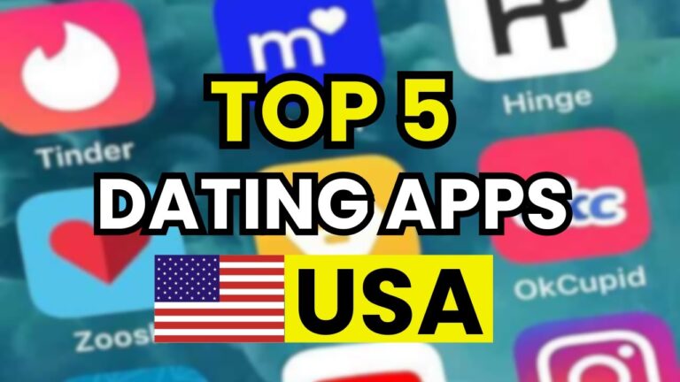 🥇 TOP 5 Best DATING APPS in USA (2025)