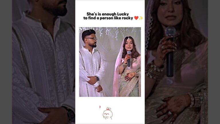 she's enough lucky 🥺#hinakhan #rockyjaiswal #bollywood #celebrity