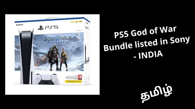 தமிழ் : PS5 God of War Bundle 1200 Model listed in Sony – INDIA | Price & EMI Details