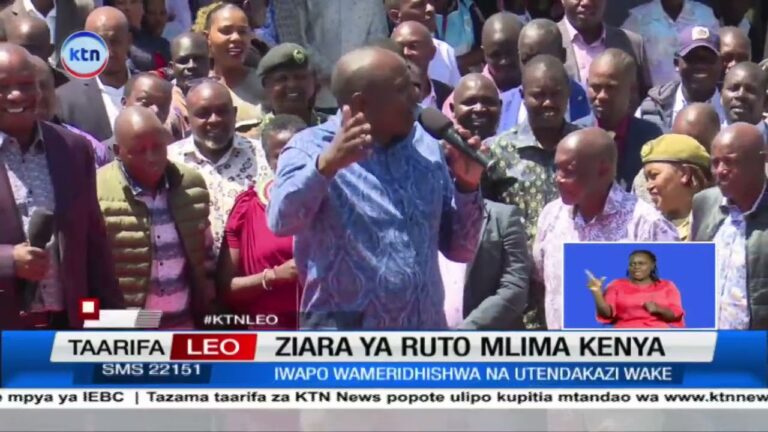 Rais Ruto asema hazingatii maono ya wapinzani wake eneo Mlima Kenya Mushenee