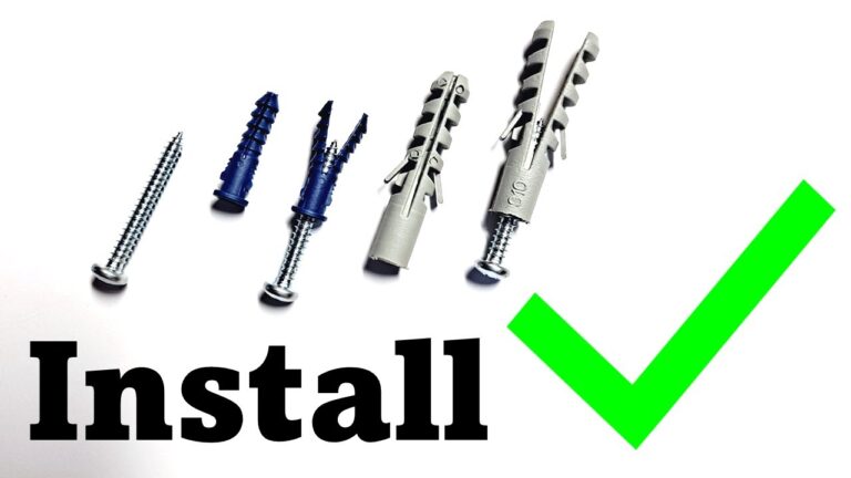 How to Install a Plastic Drywall Anchor – Right AND Wrong Drill Bit