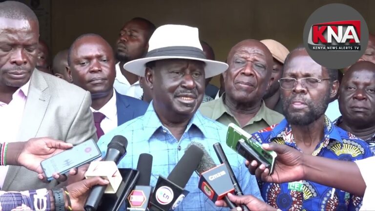BREAKING; RAILA ODINGA SPEAKS AFTER GACHAGUA'S YESTERDAY INTERVIEW, REVEALS HIS NEXT POLITICAL MOVE Mushenee