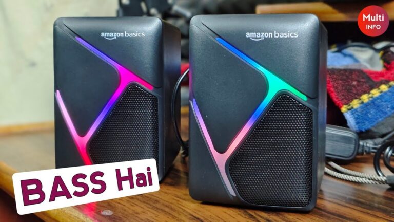 Amazon Basics Speaker Review | 2 X 3W Multimedia | Laptop Desktop Speaker | Multi Info