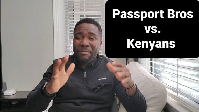 Passport Bros Backlash (in Kenya) Mushenee