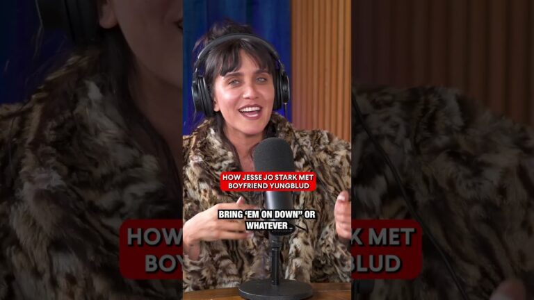 Jesse Jo Stark on how she met her boyfriend, Yungblud!  #podcast #interview #music