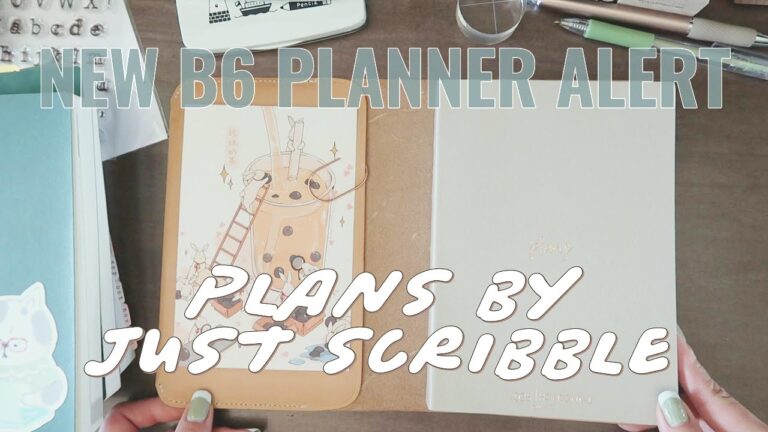 Planner Review: NEW Plans by Just Scribble B6 Horizontal | Wonderland 222 & Papertess Comparisons