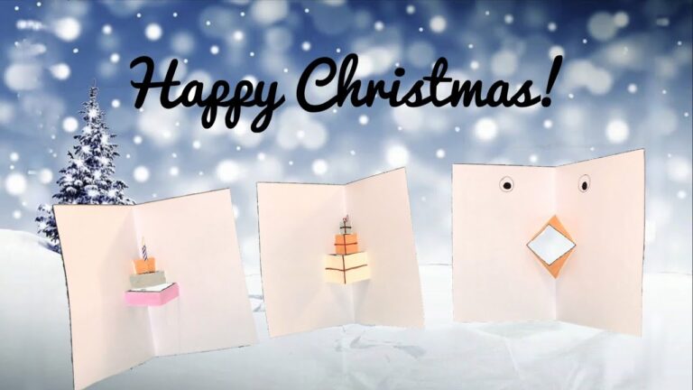 3 cool 3D Christmas card ideas!
