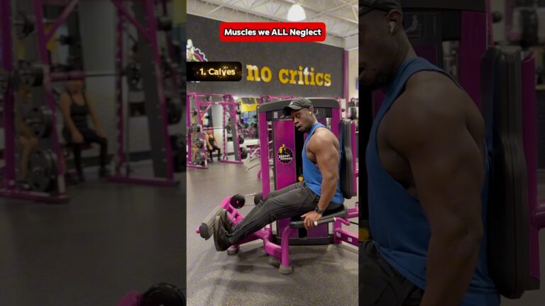5 Muscle Groups You’re  Probably Neglecting #fitnesstips #muscle