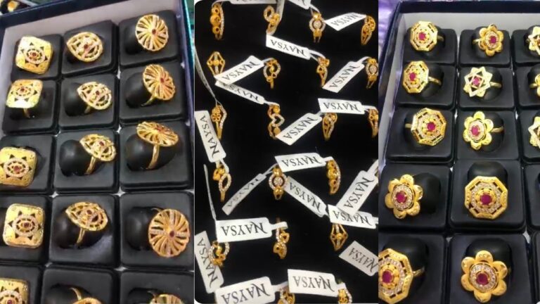 Ring Design For Women | Gold plated Rings For Women | New Ring Design 2025 | Daily Wear Rings Design