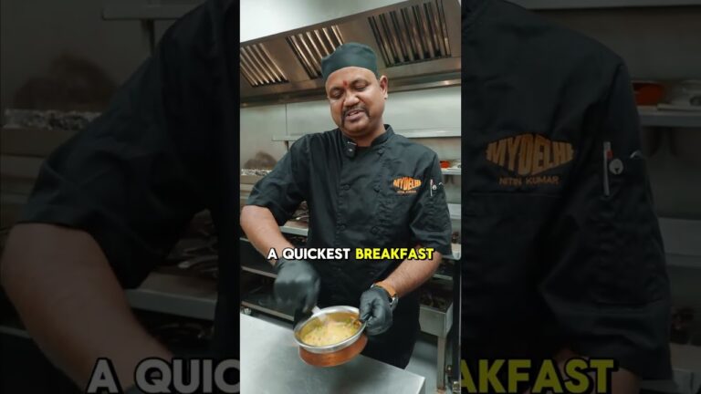 Chef Nitin shows us a 5 minute breakfast – Masala Omelette!