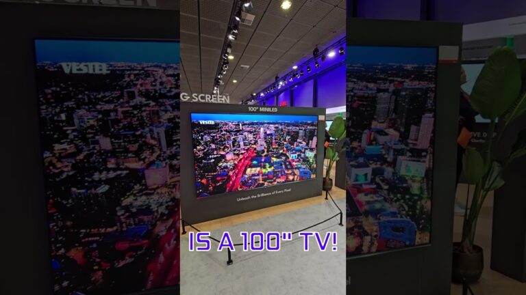 65" vs 100" TV! #tech #tv