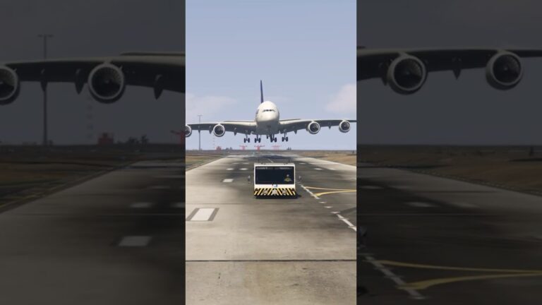 AIRBUS a380! Landing in Terrifying Moment