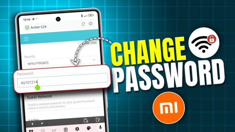 How to Change WiFi Password from Xiaomi Phone | Update Wifi Password on Xiaomi