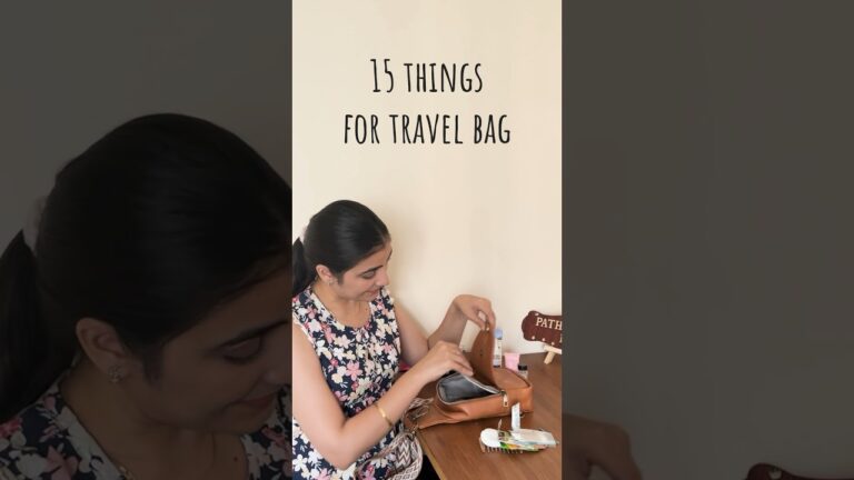 Travel bag essentials | things you must carry while travelling #travel #travelvlog #short #trend