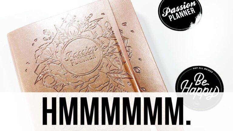 Passion Planner Review | Academic Year 18-19