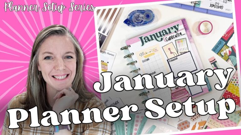 January Planner Setup || Fun & Functional Start to the New Year!