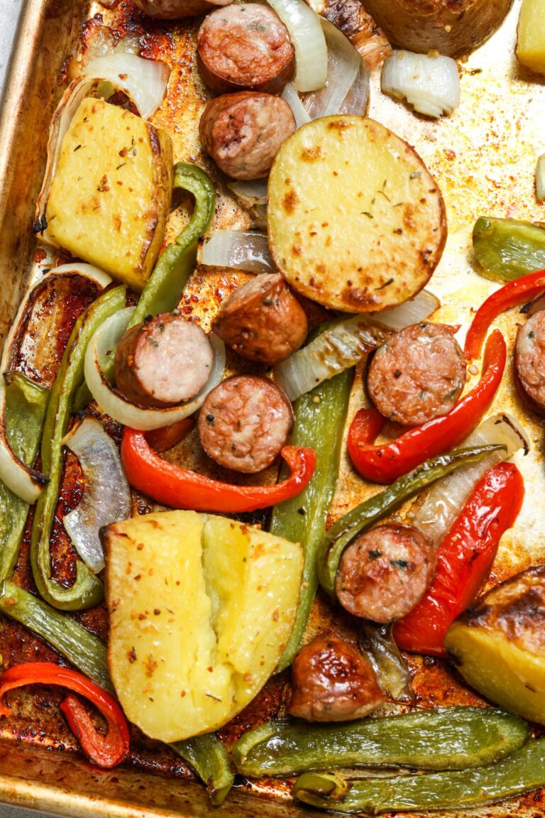 Chicken Sausage Sheet Pan ⋆ 100 Days of Real Food