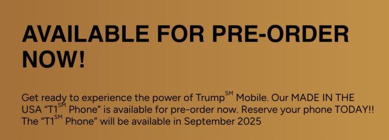 The Website for Trump’s All-American Smartphone No Longer Promises It’s ‘MADE IN THE USA’
