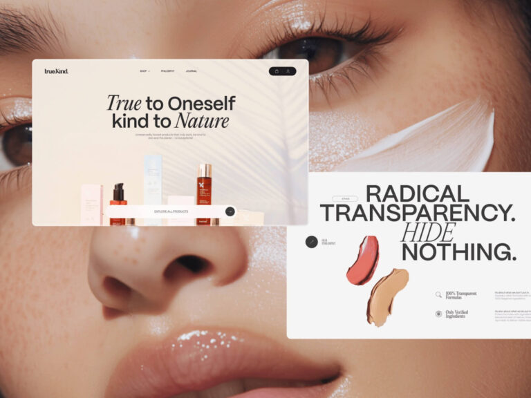 Designing TrueKind: A Skincare Brand’s Journey Through Moodboards, Motion, and Meaning