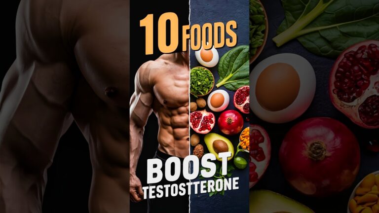 ✅10 Foods to increase testosterone level naturally || Testosterone Booster Foods #hightestosterone