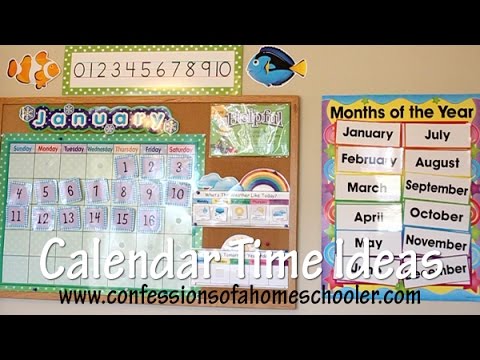 Calendar Time Bulletin Board Ideas