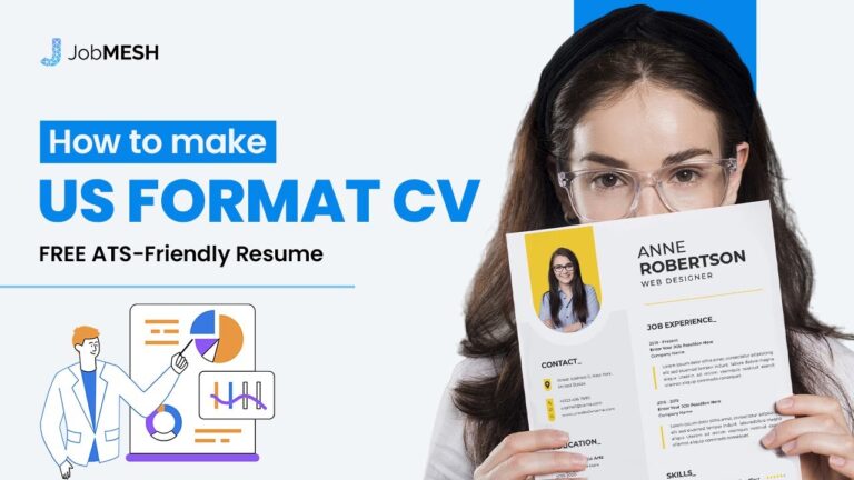 How to make US Format CV For FREE – American Resume