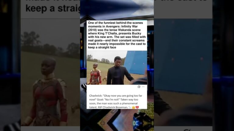 One of the funniest behind-the-scenes moments in Avengers Infinity War (2018) was the tense Wakanda_