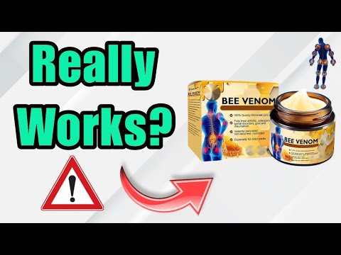 Is bee venom pain relief cream reviews: legit or scam