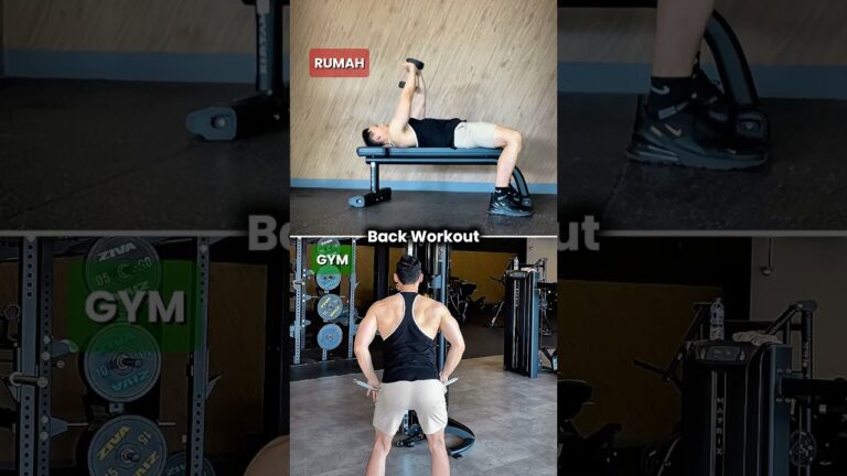 Latihan di RUMAH vs GYM! #fitness #gym #workout #tips #homeworkout