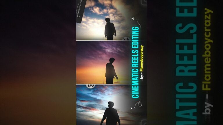 Instagram trending CINEMATIC reels Tutorial | Sky Replacement | Capcut video editing