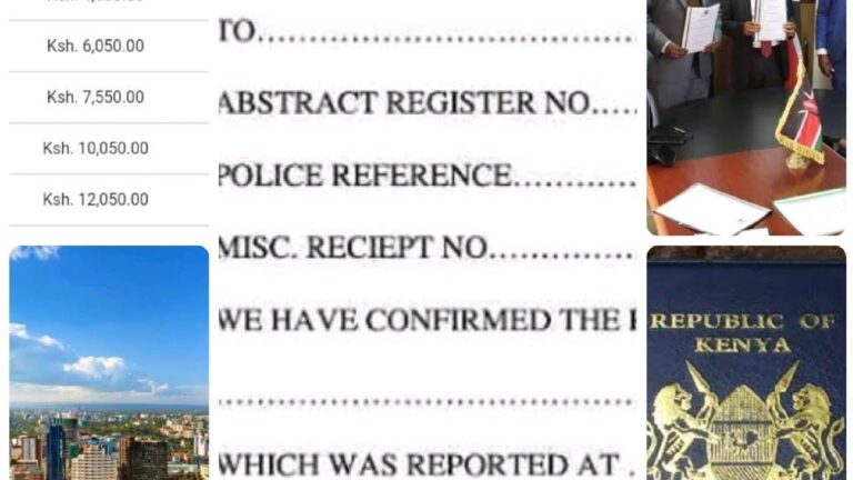 LOST PASSPORT REQUIREMENTS AND STEPS TO FOLLOW WHEN RE APPLYING Mushenee