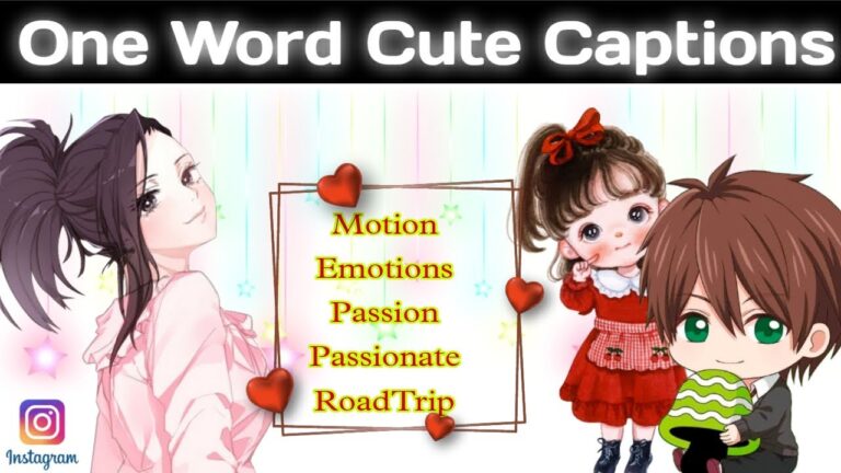 One Word Instagram Caption || Instagram Cute Caption || 30 Cute Instagram Captions♥️ || Trending ||