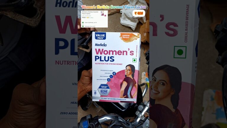 Women's Horlicks Caramel Flavor Carton 😋 #women #yt #viral #horlicks #bones #bone #calcium #energy
