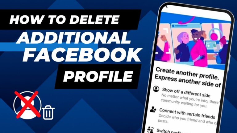 How to Delete Additional Facebook Profile