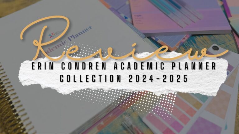 Not Just For Students! The New Erin Condren Academic Planner Collection| 2024-25