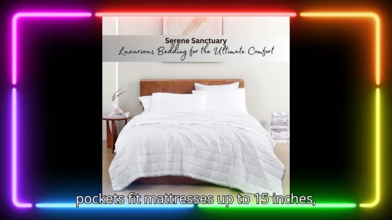 Transform Your Sleep with LANE LINEN Organic Cotton Sheets.