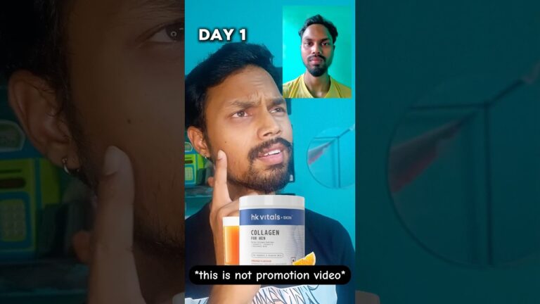 Day 1 || I tried HK Vitals Collagen for first time 🤯