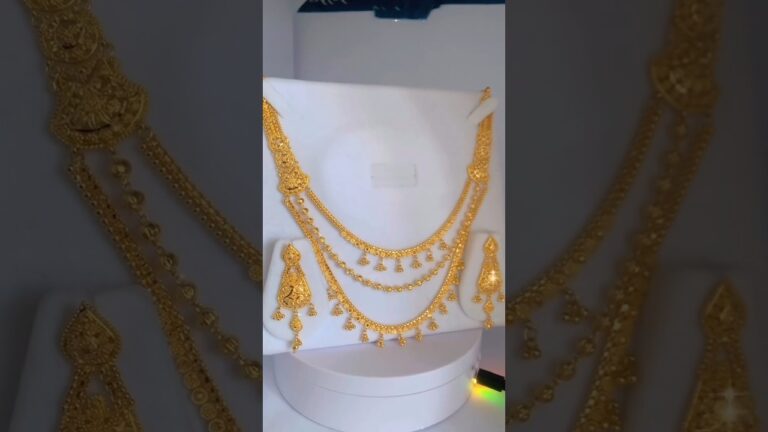 gold necklace design for wedding girl#like#share#subscribe