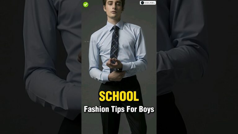 4 School Fashion Tips For Boys ✅ || #shorts #viral