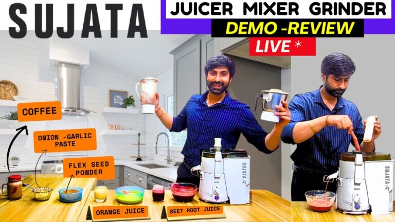 best juicer machine 2025 | Sujata Juicer Review | Sujata Mixer Grinder Unboxing & Demo #bestjuicer
