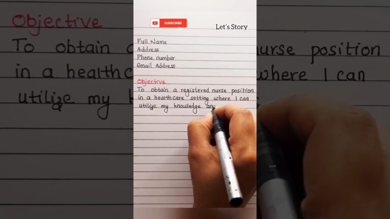 Create CV for nurses | Nurses CV | CV for Registered Nurse | Resume for Nurses #cvformat #nurses