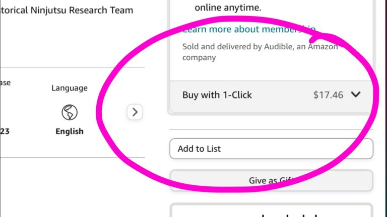 How to Buy an Audiobook on Amazon without Subscribing