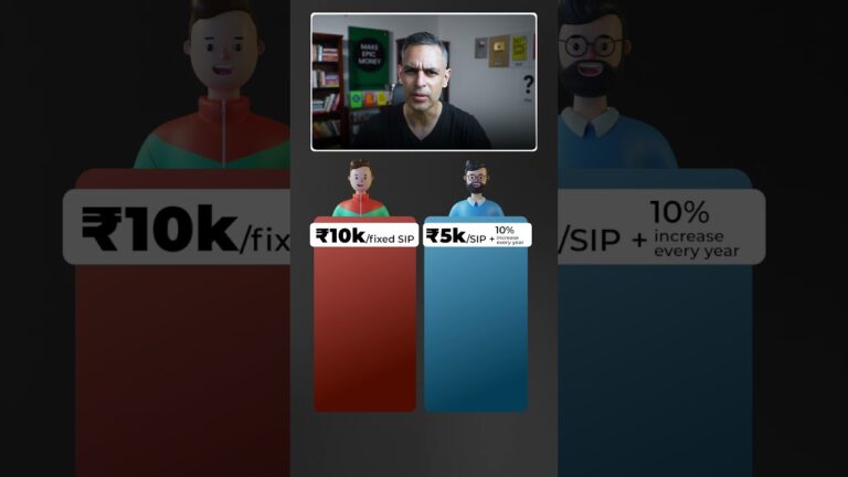 Step-up SIP kaise bann sakta hain GAME CHANGER! | Ankur Warikoo #shorts