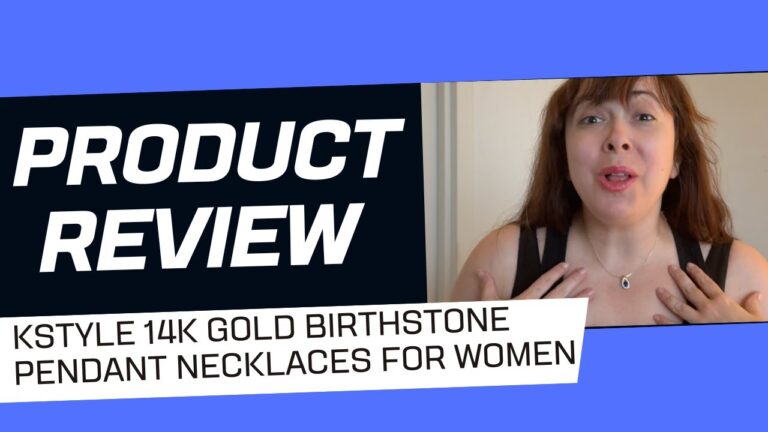Kstyle 14K Gold Birthstone Pendant Necklaces for Women REVIEW!