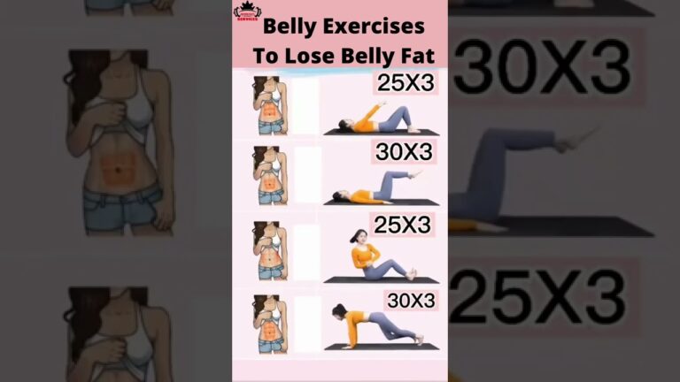 Belly Exercises To Lose Belly Fat