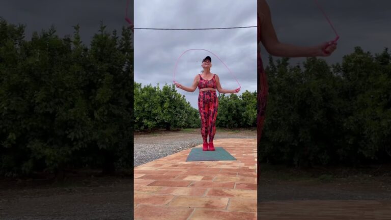Over 50 fitness transformation with jumprope. #fitnesstransformation #fitover40 #fitover50 #ageing