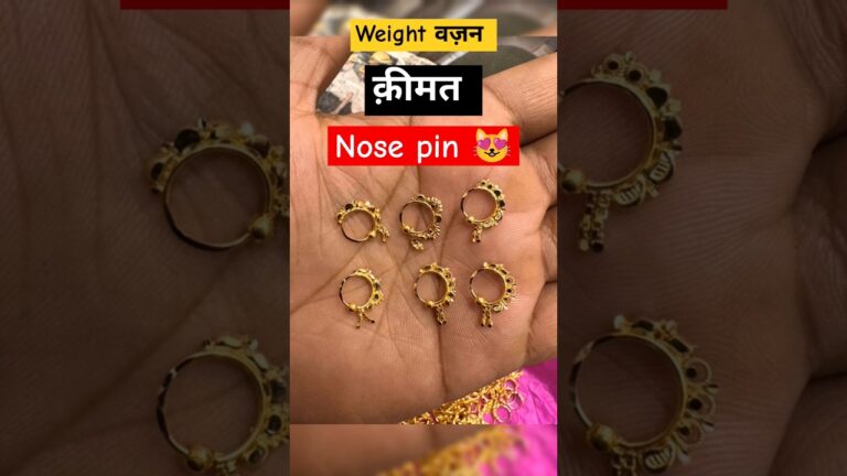 gold ladies nose ring nose ring hoop gold nose pin stud