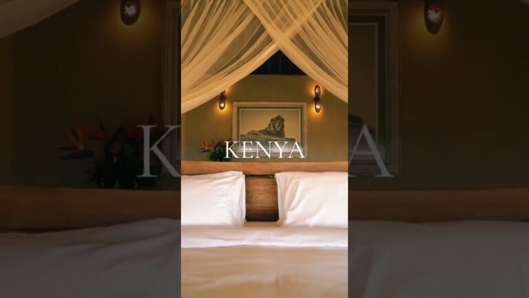 Lions' bluff lodge is one of the best places in Kenya to enjoy the wild beauty of the African Nature