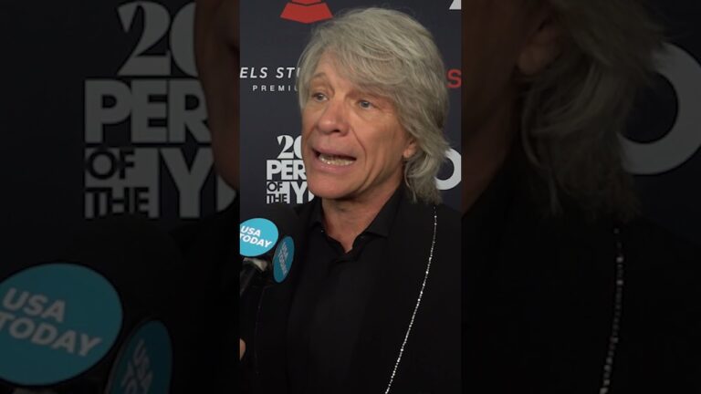 Jon Bon Jovi on his wife Dorothea's charity work at MusiCares gala: 'She's the heartbeat' #Shorts