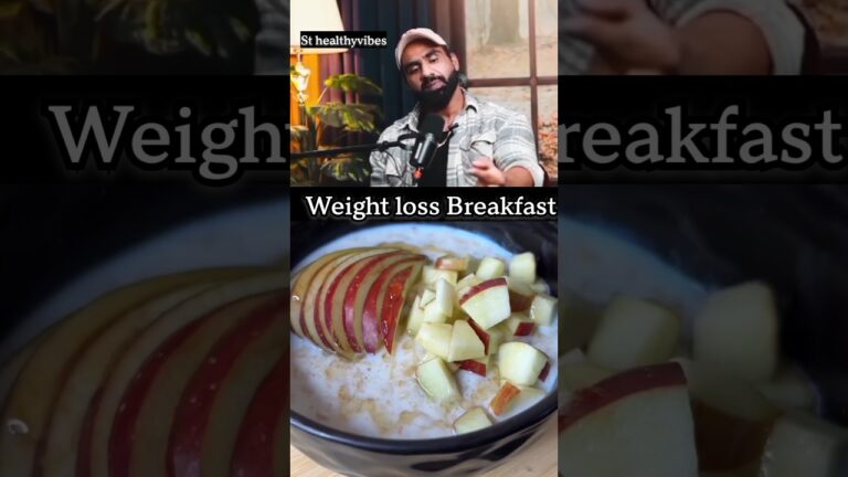 Viral Gym Coach Nitesh Soni Weight Loss Breakfast Recipe | Oats recipe | Weight loss #shorts